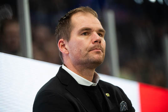 Färjestads tränare Thomas Mitell