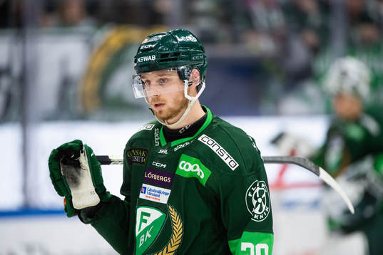 Färjestads Marcus Westfält deppar