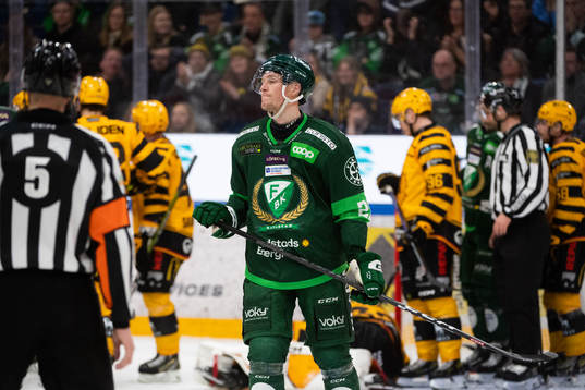 Färjestads Mattias Göransson deppar