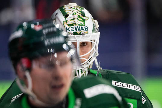 Färjestads målvakt Matthew Tomkins