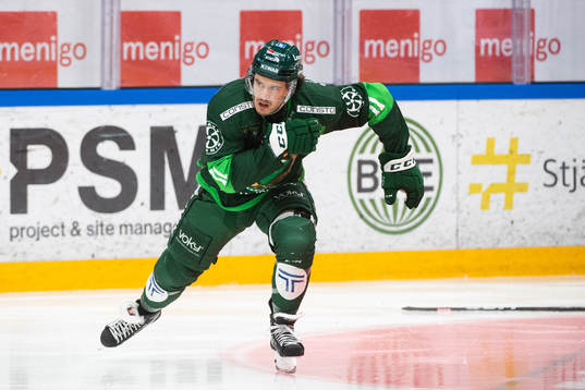 Färjestads Joakim Nygård tappar klubban