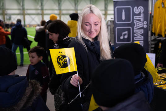 Utdelning av flaggor