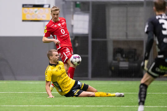 under en internmatch med Elfsborg