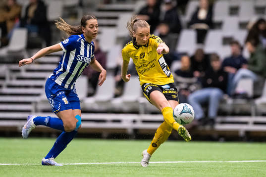IFK Göteborgs Malva Larsson och Elfsborgs Stina Jensen