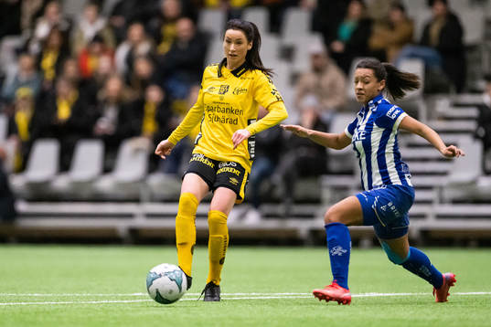 Elfsborgs Izabella Bergström och IFK Göteborgs Ashley