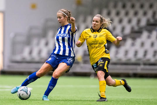 IFK Göteborgs Victoria Svanström och Elfsborgs Linda