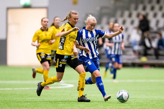 Elfsborgs Linn Sångberg och IFK Göteborgs Ida Kjellman