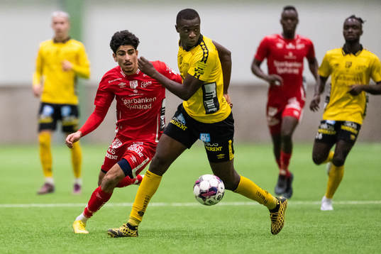 Ahmed Qasem och Maudo Lamine Jarjue