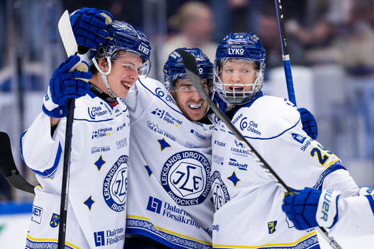 Leksands Anton Johansson, Matt Caito och Emil Heineman