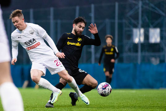 s Elias Durmaz och Sollentunas Emil Stenstrand