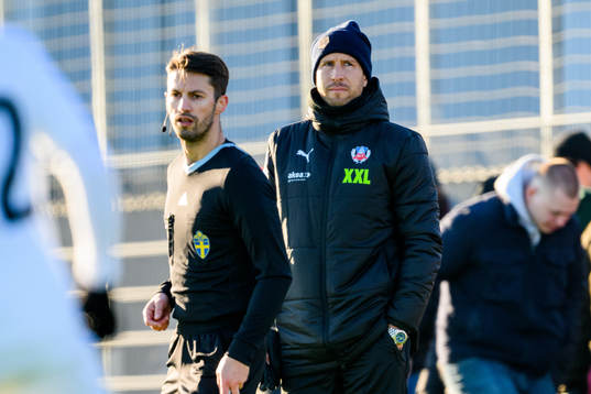 Helsingborgs tränare Mattias Lindström