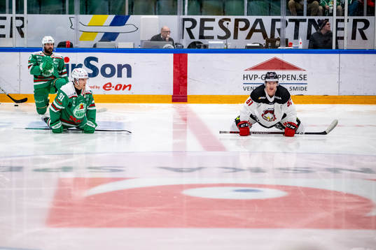 Rögles Riley Sheen, Adam Tambellini och Malmö Redhawks