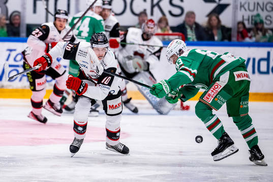 Malmö Redhawks William Von Barnekow  och Rögles Riley
