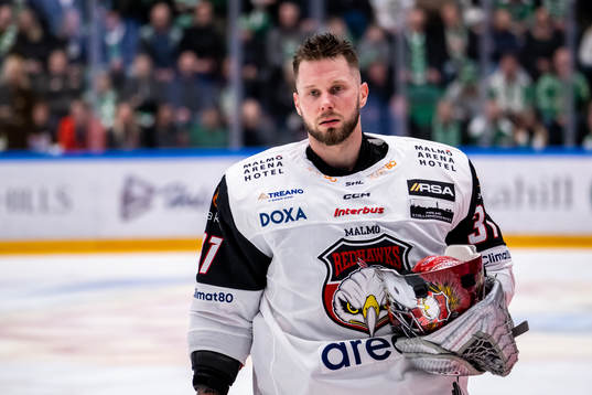 Malmö Redhawks målvakt Brandon Maxwell