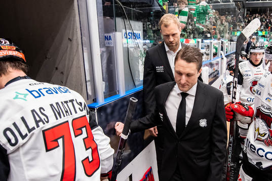 Malmö Redhawks tränare Tomas Kollar  deppar