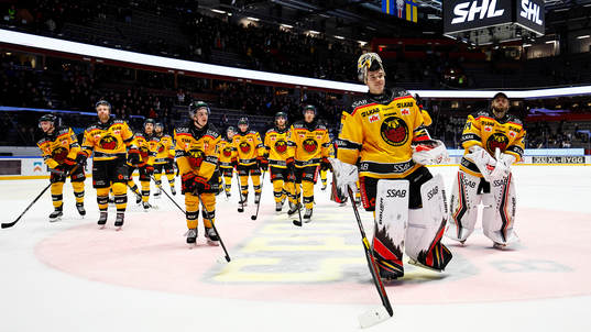 Luleås spelare jublar