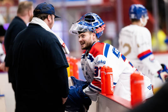 Oskarshamns målvakt Tim Juel