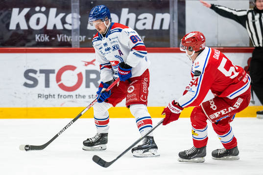 Oskarshamns Patrik Karlkvist och Timrås Jonathan Dahlén