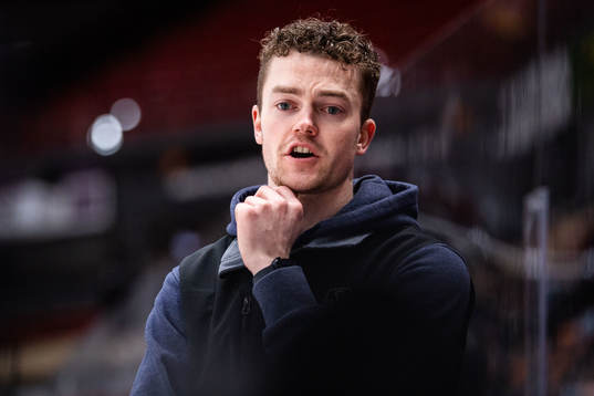 Leksands målvaktstränare Filip Myrskog