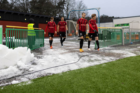 Brommapojkarnas Amadeus Sögaard, Nikola Vasic, Fredrik