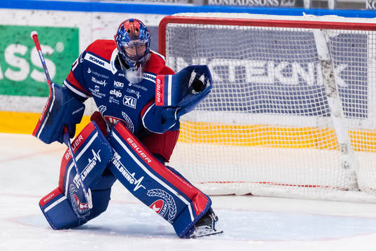 Oskarshamns målvakt Tim Juel