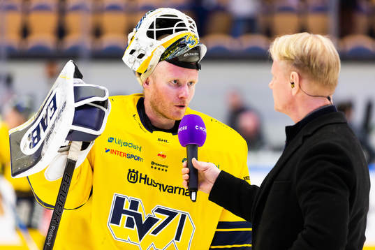HV71s målvakt Jonas Gunnarsson