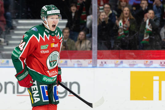 Frölundas Andreas Borgman jublar