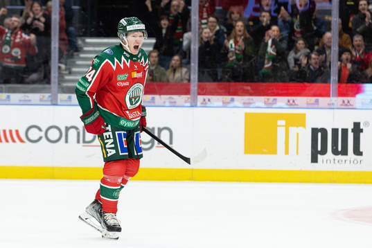 Frölundas Andreas Borgman jublar