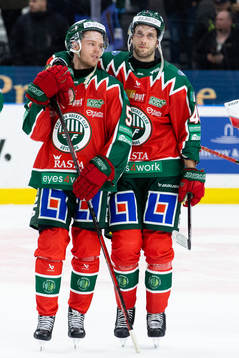 Frölundas Filip Johansson och Petteri Lindbohm