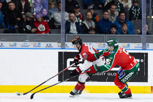 Örebros Elias Ekström och Frölundas Filip Johansson