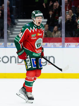 Frölundas Andreas Borgman jublar
