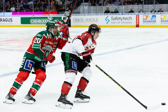 Frölundas Joel Lundqvist och Örebros Leo Carlsson
