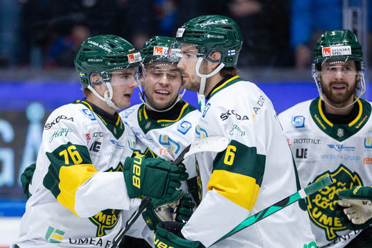 Björklövens Elliot Ekmark , Mattias Nörstebö och Veeti