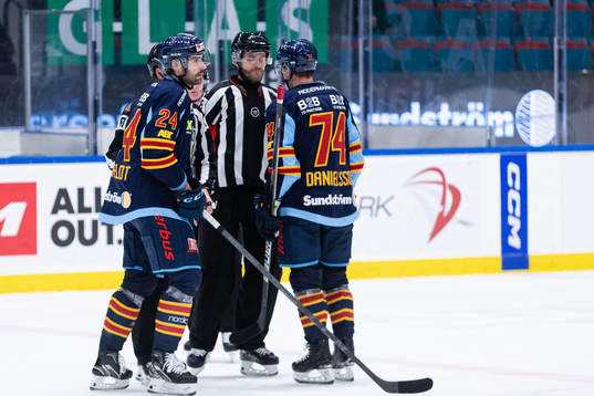 Djurgårdens Ludvig Rensfeldt och Nicklas Danielsson