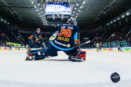 Djurgårdens målvakt Matthew Galajda släpper in ett mål
