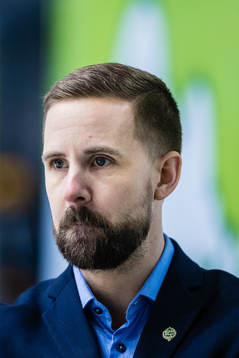 Björklövens tränare Viktor Stråhle