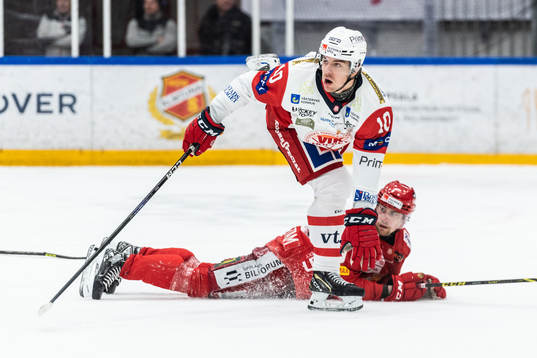 Västerviks Mattias Wigley och Almtunas Hampus Harlestam