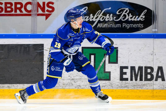 Leksands Emil Heineman jublar