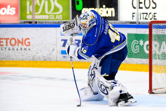 Leksands målvakt Mantas Armalis