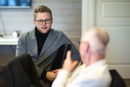 26 Expressens Linus Petersson och Sven-Göran Eriksson