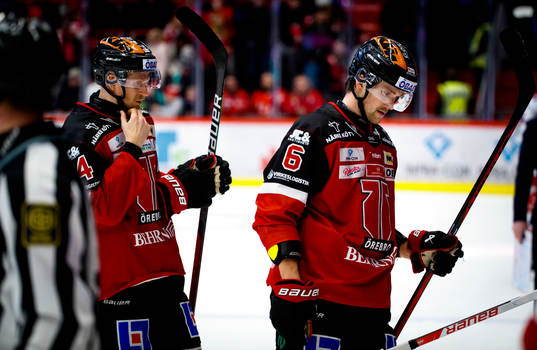 Örebros Jani Lajunen och Filip Berglund deppar
