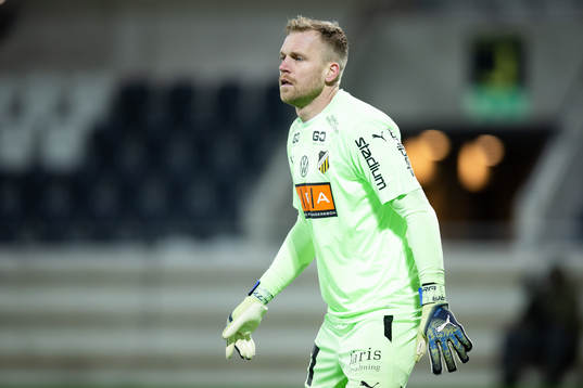 Häckens målvakt Peter Abrahamsson