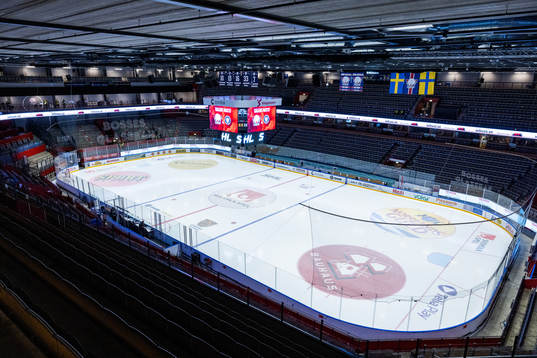 Interiör av Saab Arena