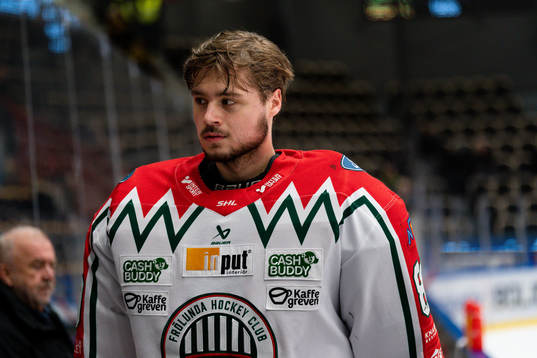 Frölundas målvakt Frederik Dichow