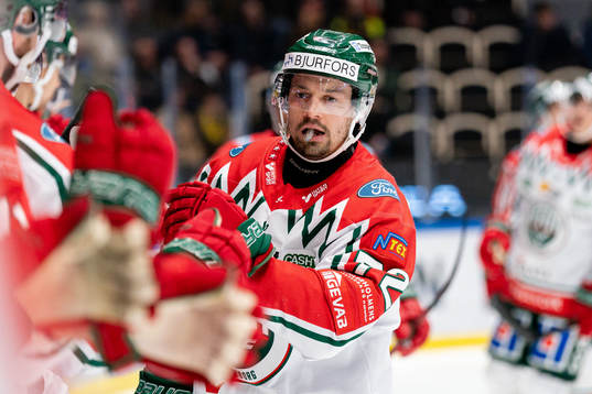 Frölundas Patrik Carlsson jublar
