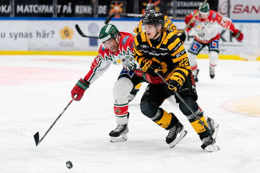 Frölundas Joel Lundqvist och Skellefteås Jonathan Johnsson