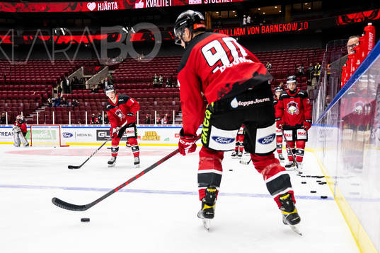 Malmö Redhawks Theodor Johnsson och Lance Bouma