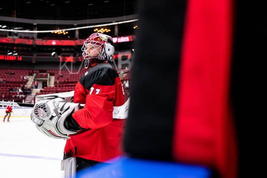 Malmö Redhawks målvakt Brandon Maxwell