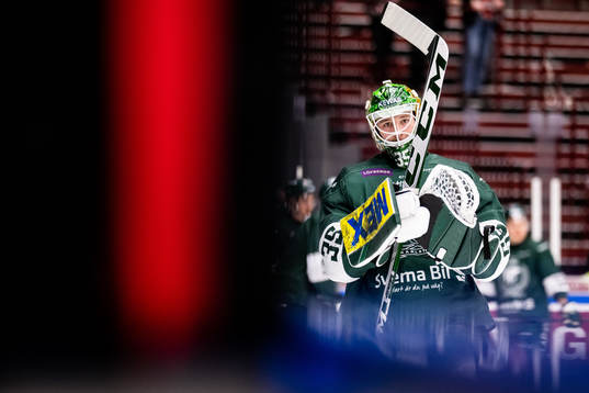 Färjestads målvakt Dennis Hildeby