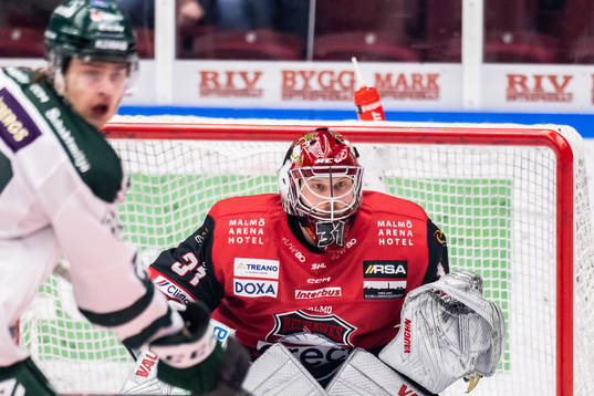 Malmö Redhawks målvakt Brandon Maxwell